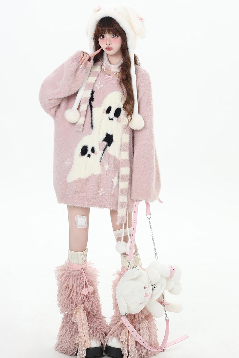 Ghost Over Tops + Scarf