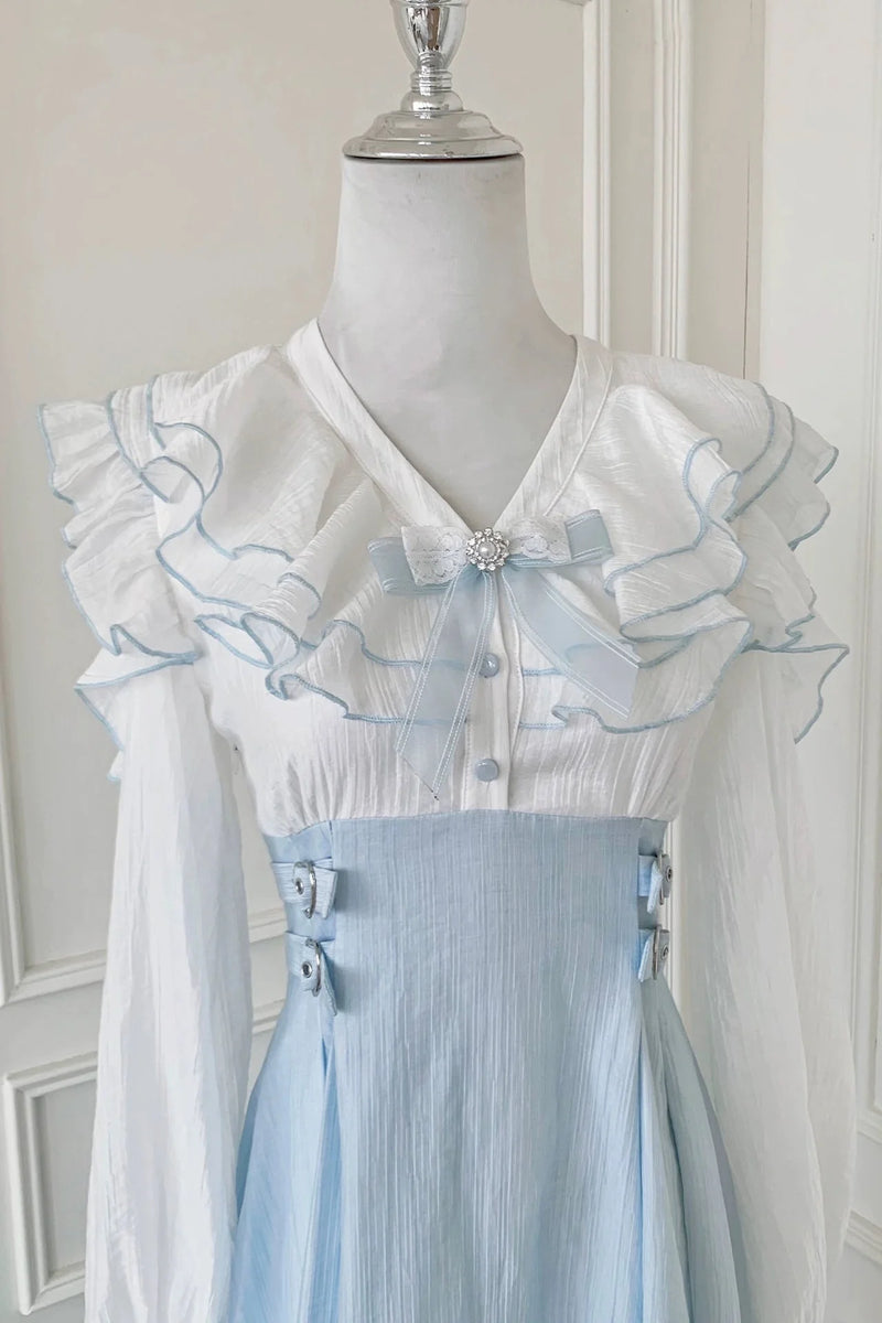 Ruffled Long Dress