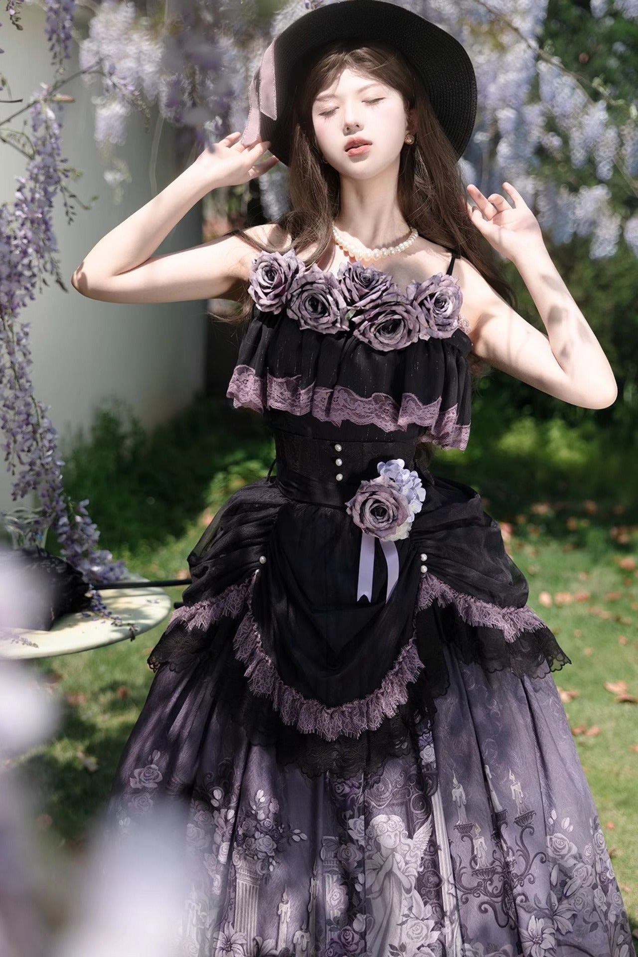 [pre-order] Romantic Rose Lolita Summer Dress Set