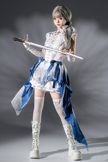 [pre-order] Prince Mode Suspender Skirt + Shorts + Shawl