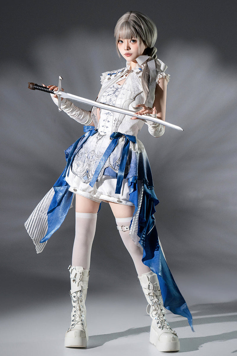 [pre-order] Prince Mode Suspender Skirt + Shorts + Shawl