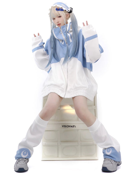 [angel Style] Mineral Series Subculture Cyber Jersey Set