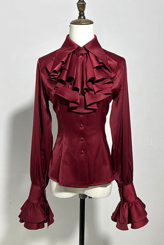 [pre-order] Classic Shirt + Ruffled Retro Lolita Skirt