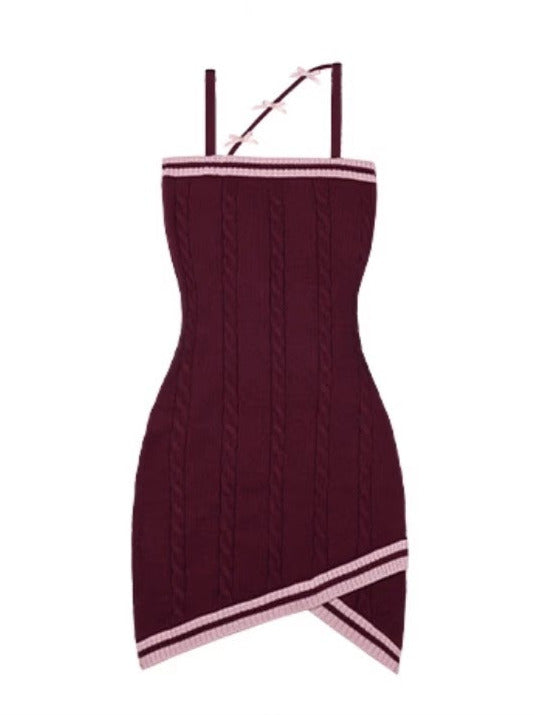 Romantic Pure Desire Knit Cardigan Dress Set