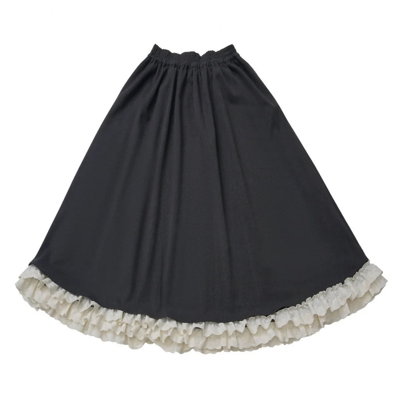 Apple Black Tea Fleece Coat + Hoodie + Long Skirt + Short Skirt + Hood Scarf