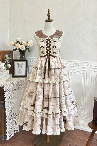 Bunning Time Lolita Dress + Doll Cardigan