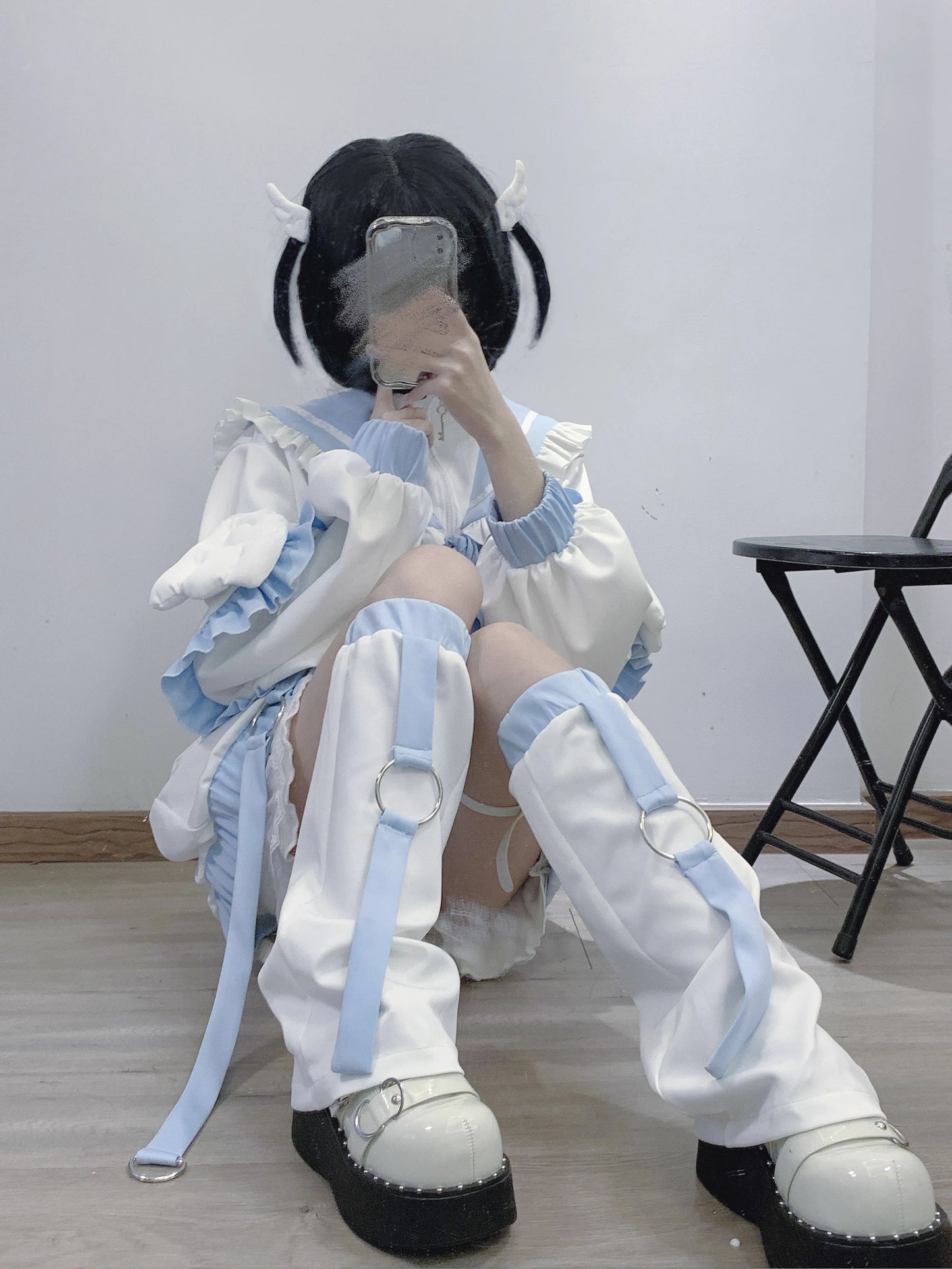 [angel Neighborhood👼] Aqua Sailor Sportswear Jacket