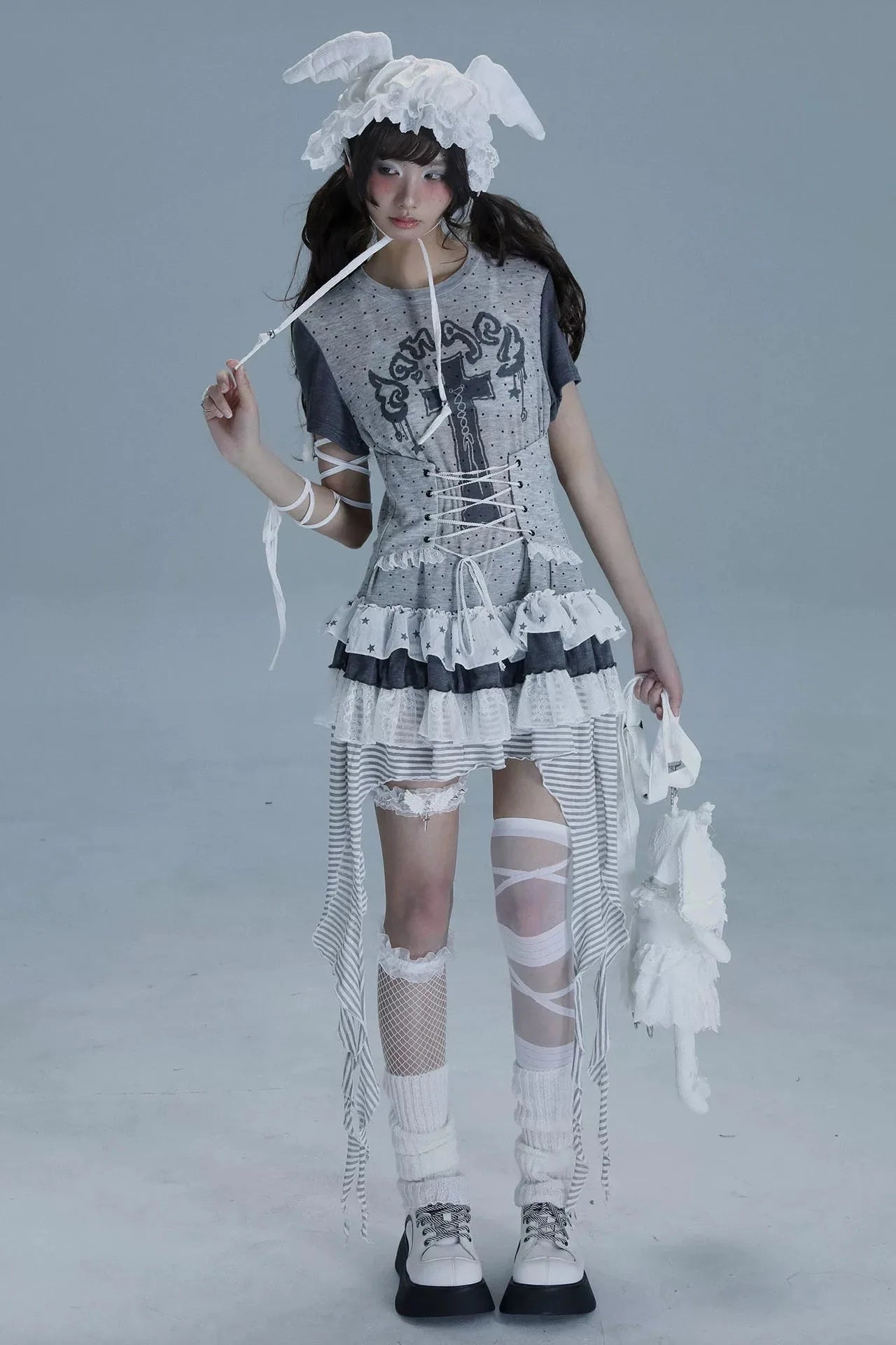 Cross Garden Lace Top