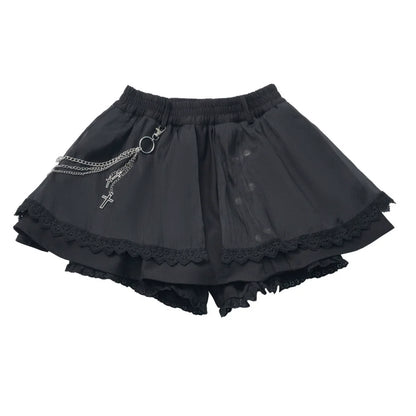 Cross Carol Dark Shirt + Corset + Skirt