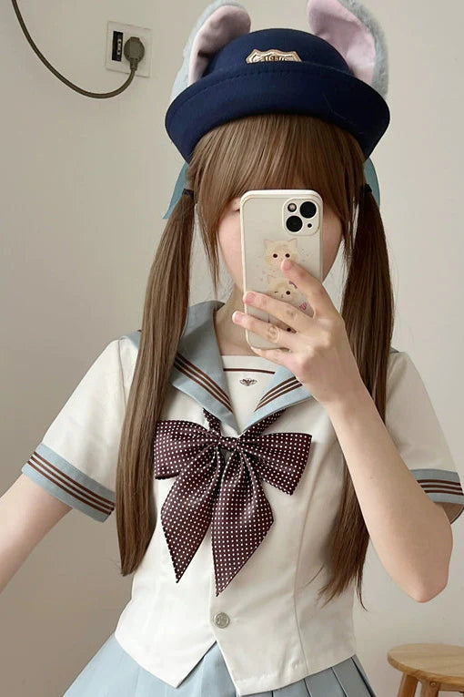 Milk Green Sailor Uniform