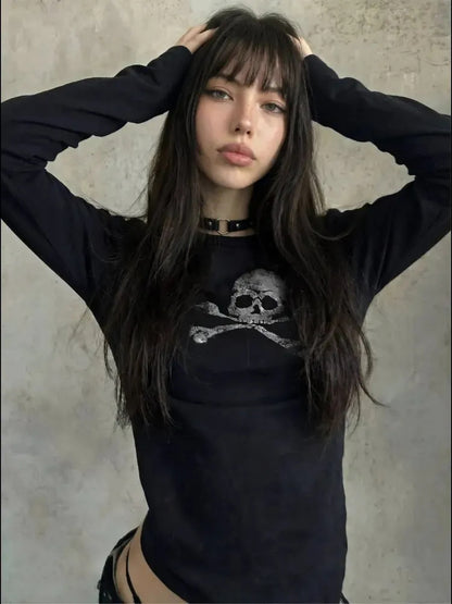 Diamond Skull Pullover