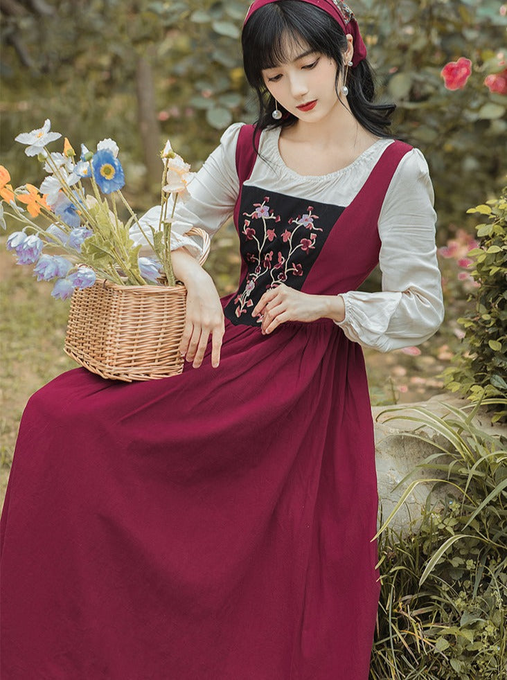 Two Piece Paneled Country Dress
