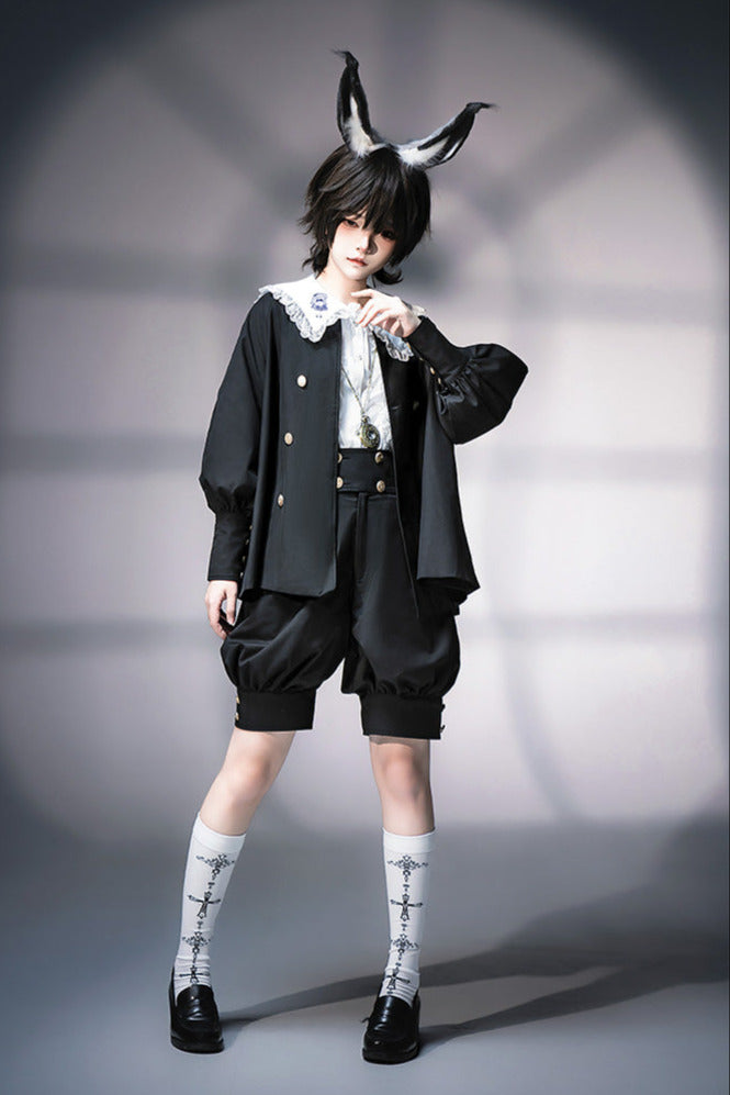 Chrono Rabbit European Prince Cape Jacket Suit