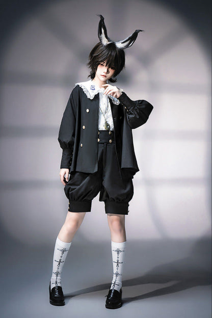 Chrono Rabbit European Prince Cape Jacket Suit