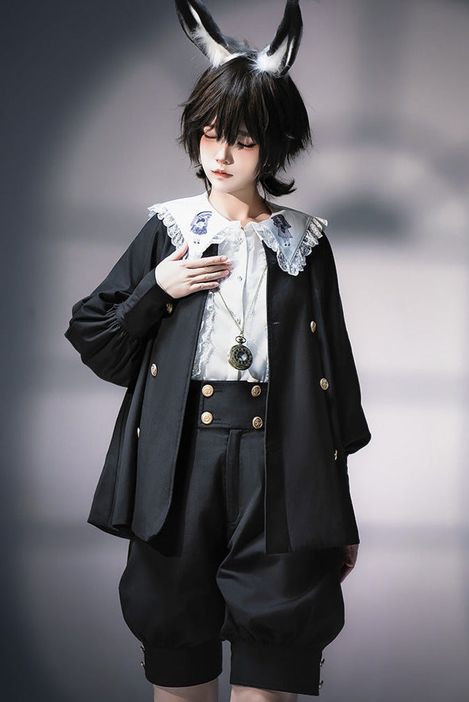 Chrono Rabbit European Prince Cape Jacket Suit
