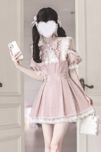 [pre-order] Sweet Plaid Sweet Girly Dress
