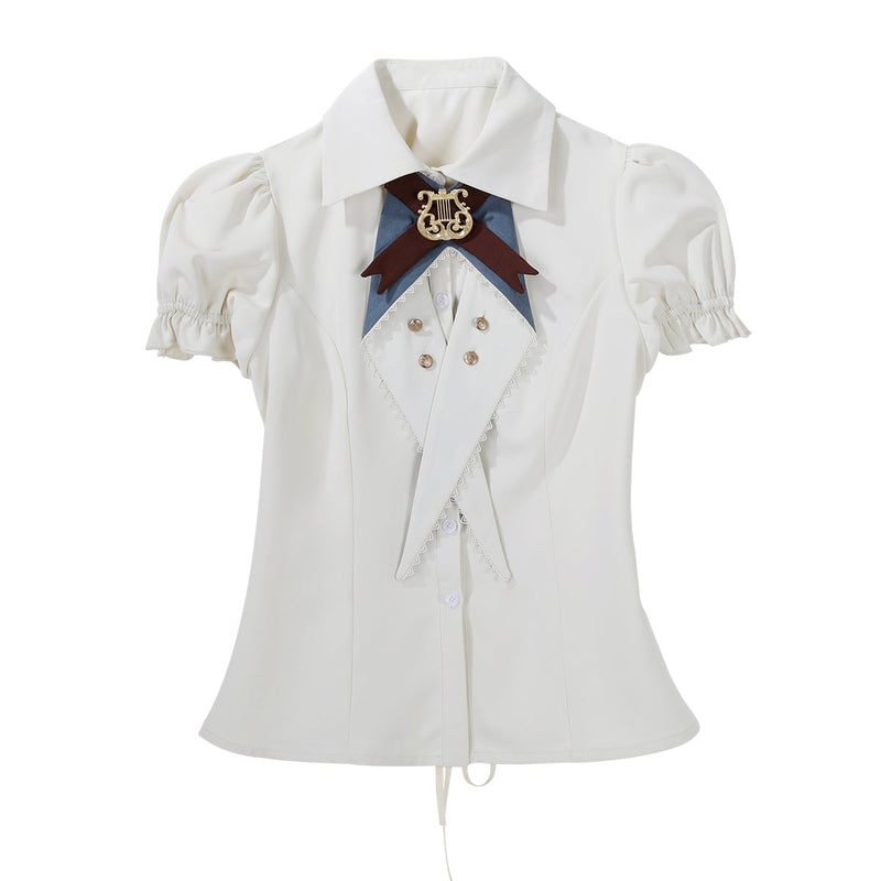 [reservations] British-style Collegiate Shirt + Skirt + Belt