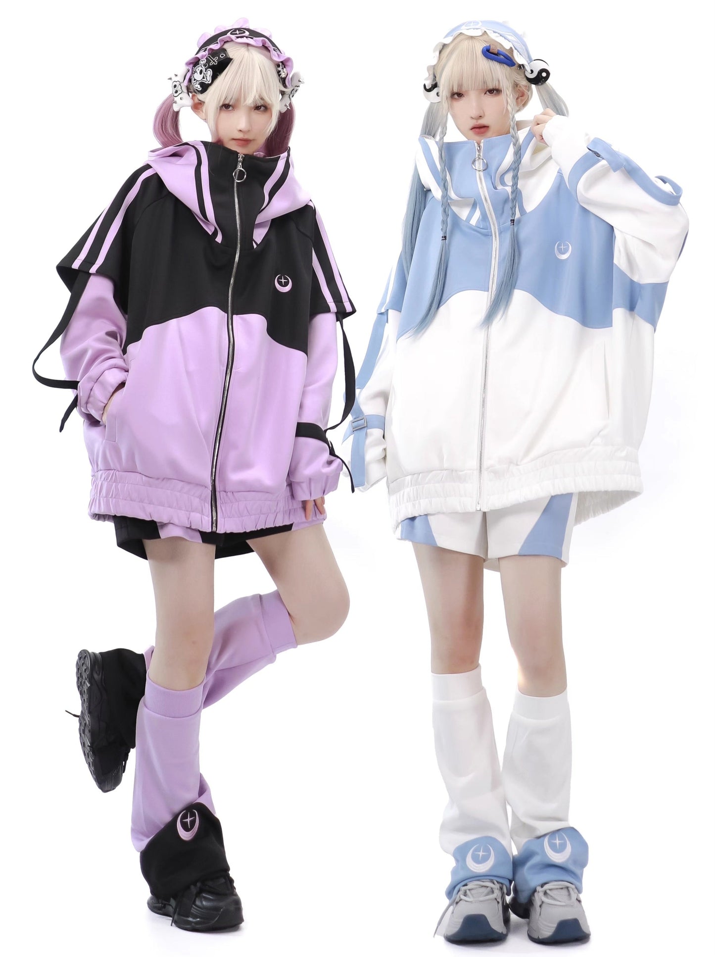 [angel Style] Mineral Series Subculture Cyber Jersey Set
