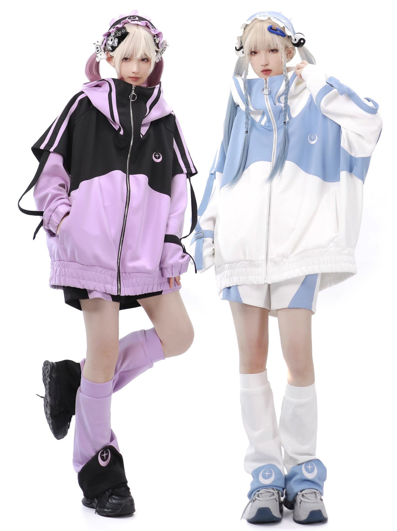 [angel Style] Mineral Series Subculture Cyber Jersey Set