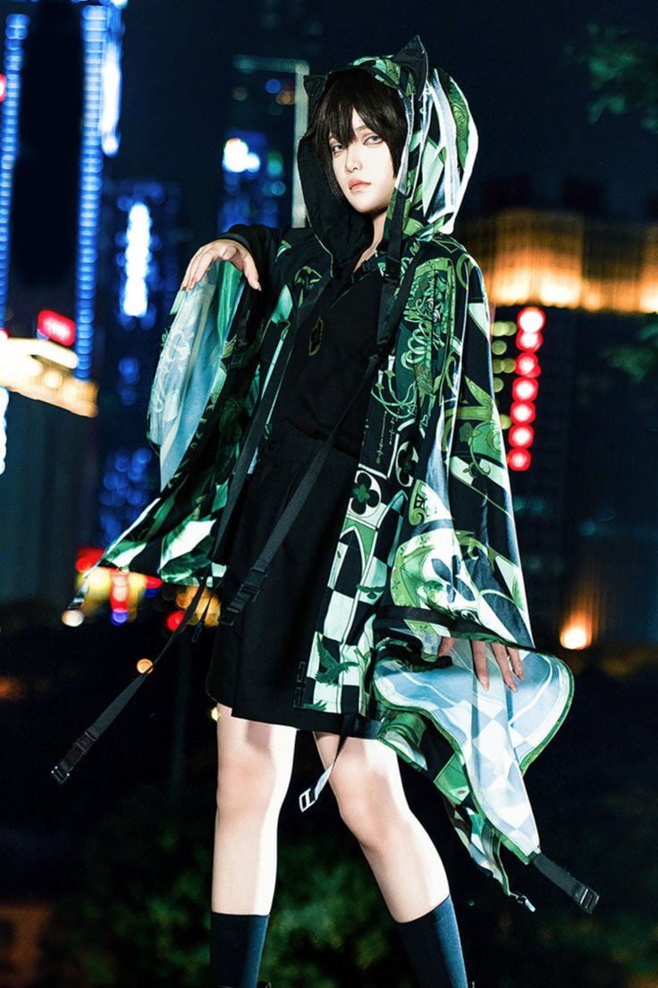 Dark Knight Command Cyberpunk Cat Ear Suit