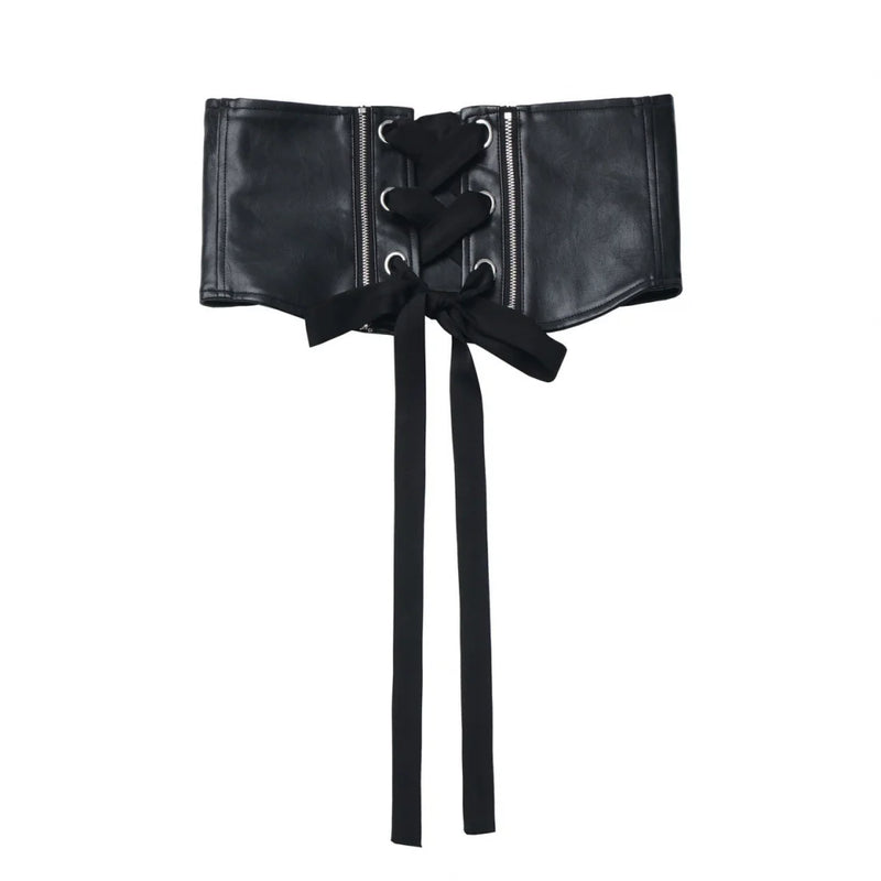 Chinese-style Top + Chiffon Pants + Corset