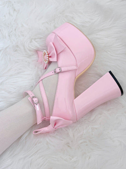 Lolita High Heel Strap Princess Shoes