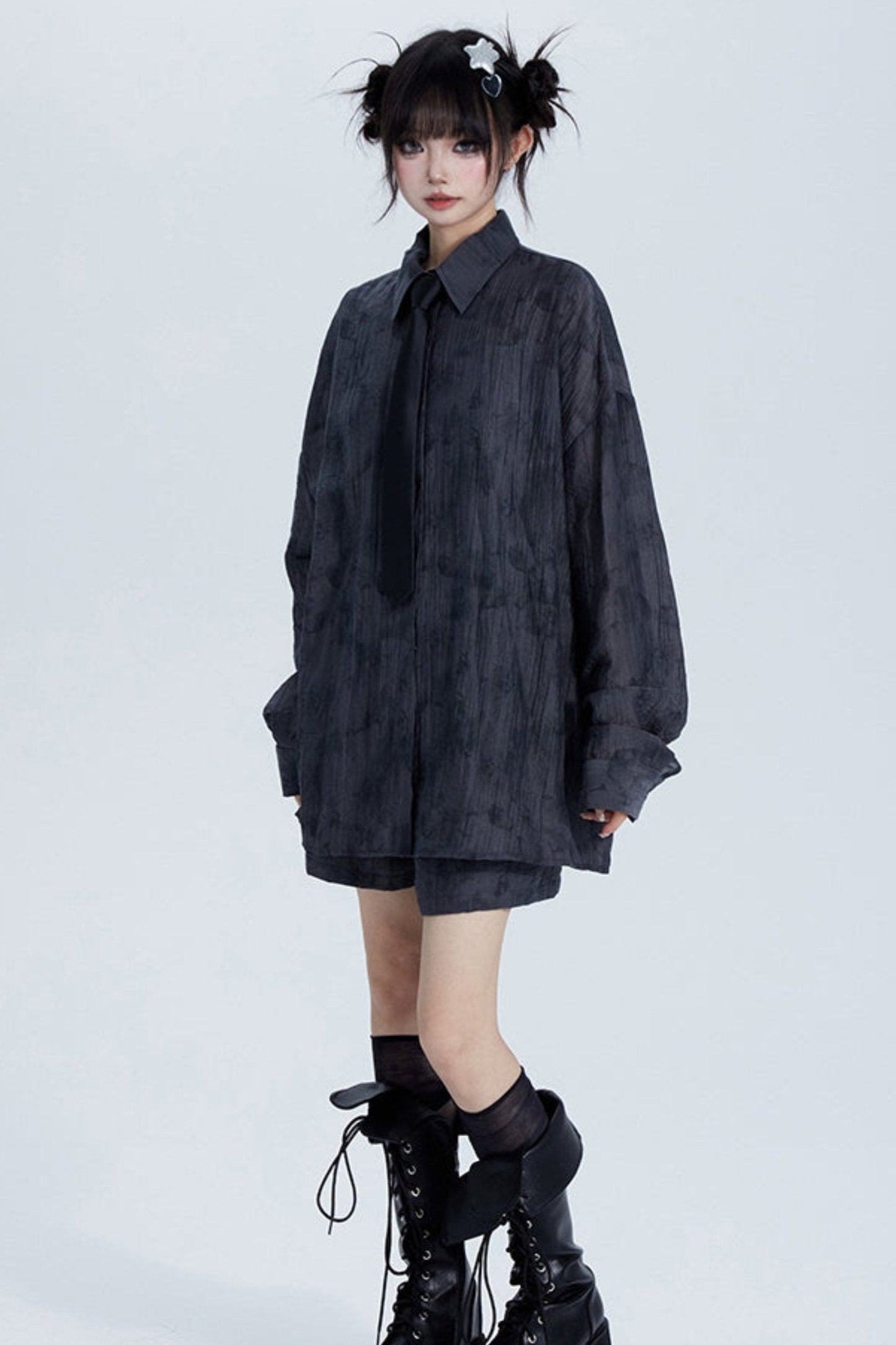 Summer Tencel Shirt & Shorts Set