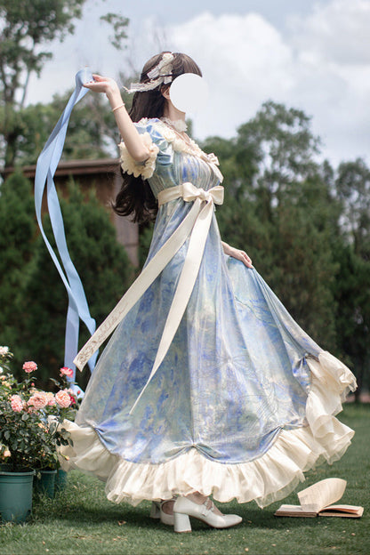 [order Deadline: December 30] Sun and Moon Poem Oil Paint Rose Dress Complete Set