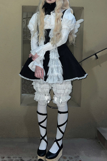 Little Angel Dark Gothic Lace Dress