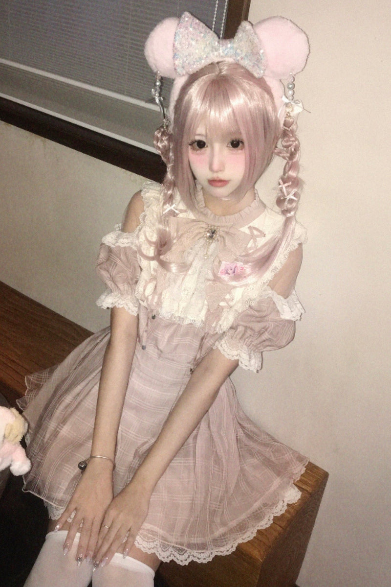 [pre-order] Sweet Plaid Sweet Girly Dress