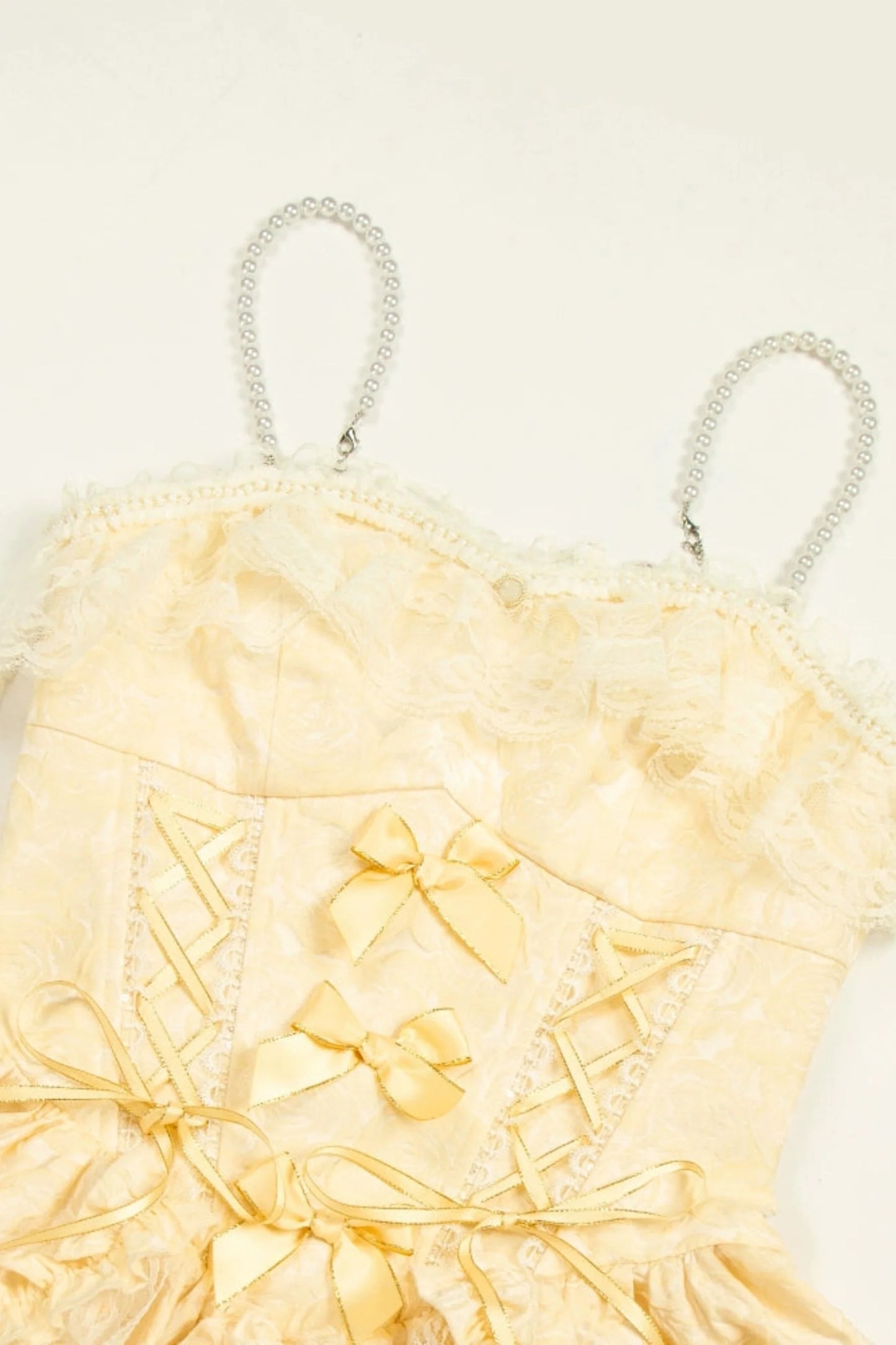 Flower Sweet Mesh Corset Lolita Set