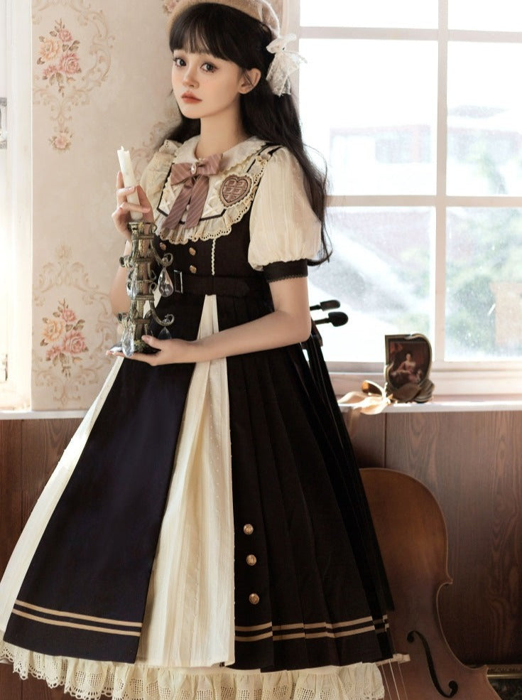 Chocolate Girly Retro Lolita Dress
