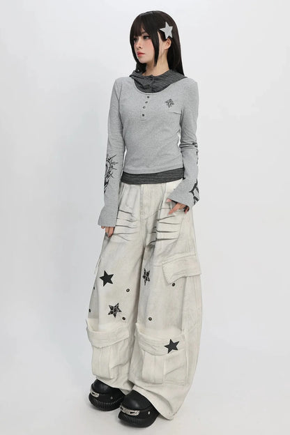 Wish Graffiti Hooded Top