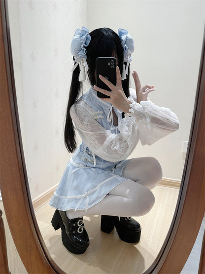 Subculture Chinese-style Top + Shorts