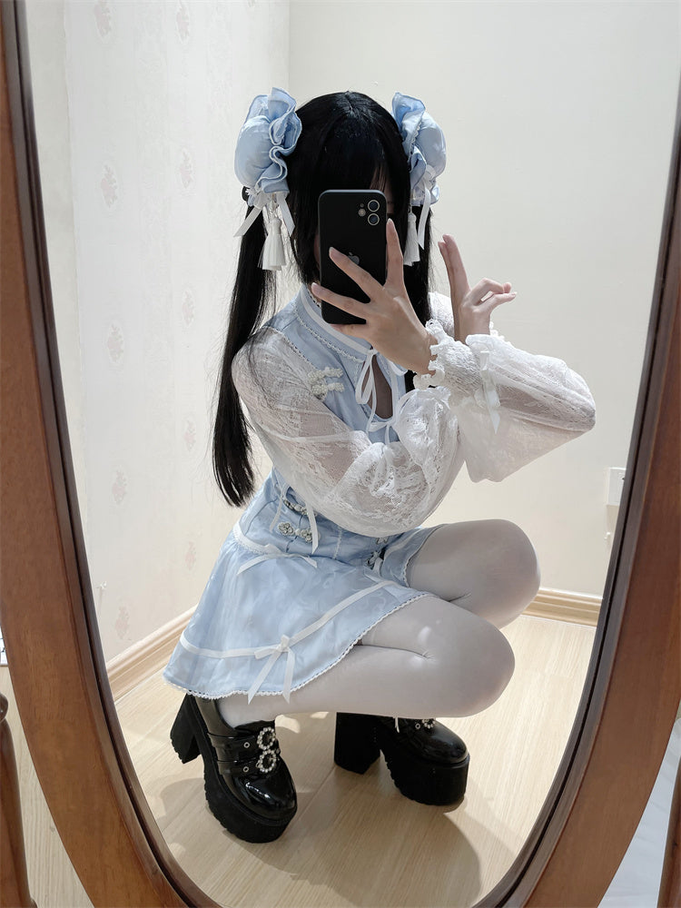 Subculture Chinese-style Top + Shorts