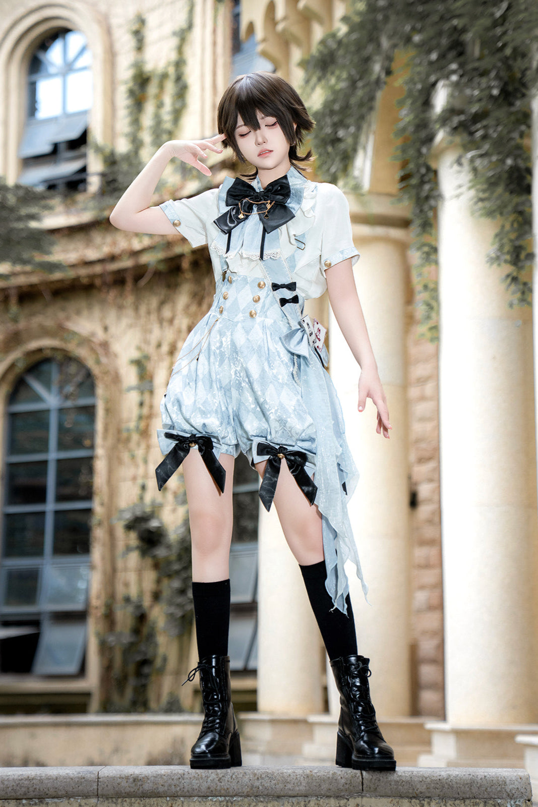 [pre-order] Alice Prince Lolita Shirt + Shorts + Belt