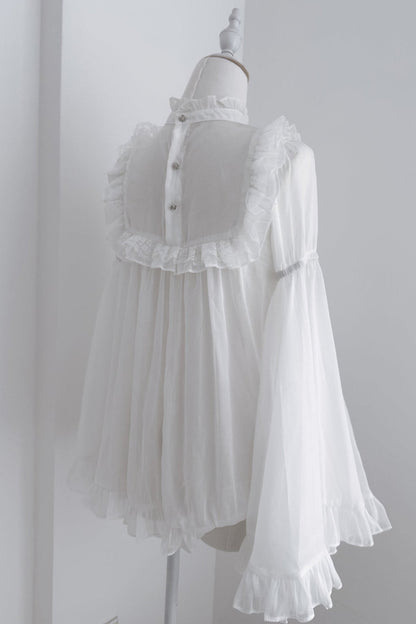 Jirai Bird Suspender Dress + Sheer Sleeve Top
