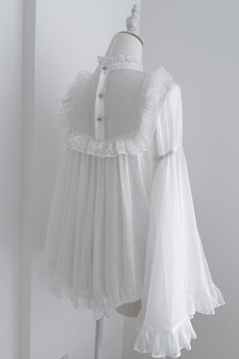 Jirai Bird Suspender Dress + Sheer Sleeve Top