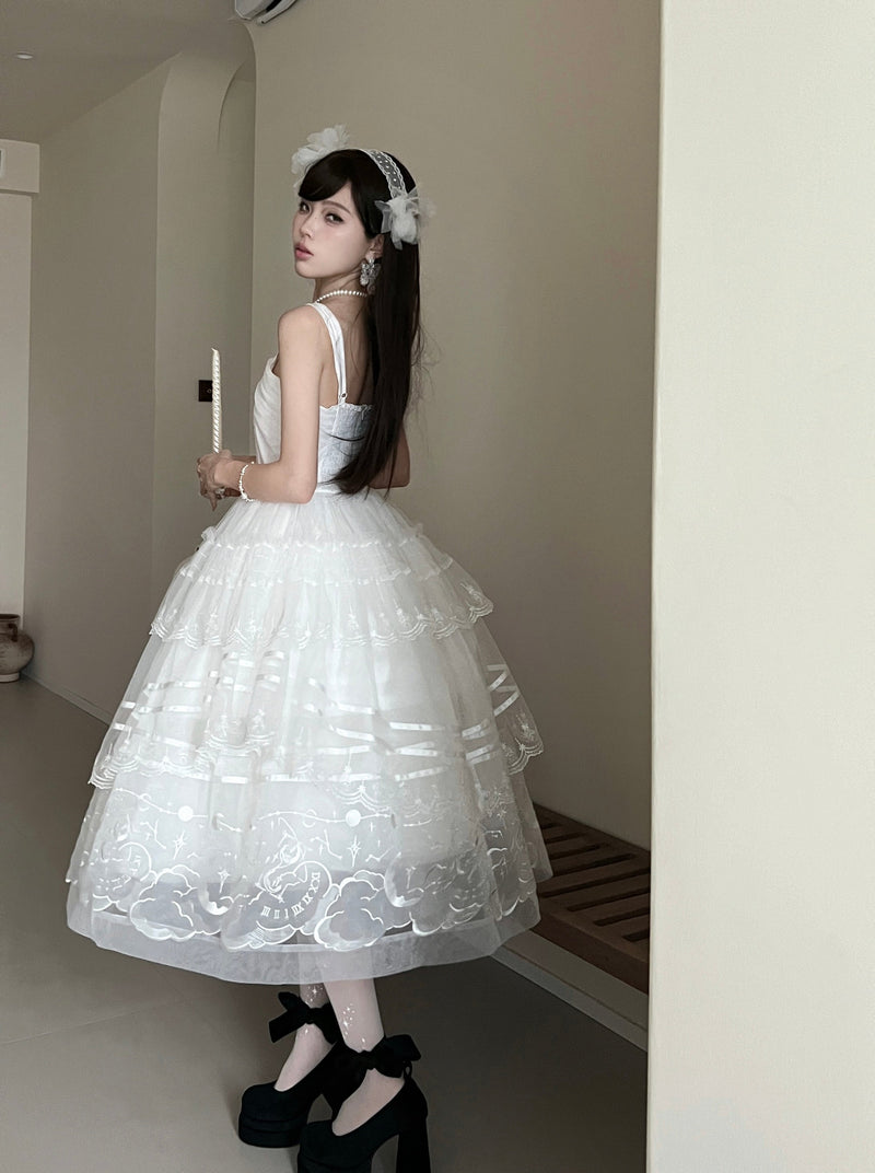 Summer Tiered Lolita Dress + Lolita Jumper Skirt