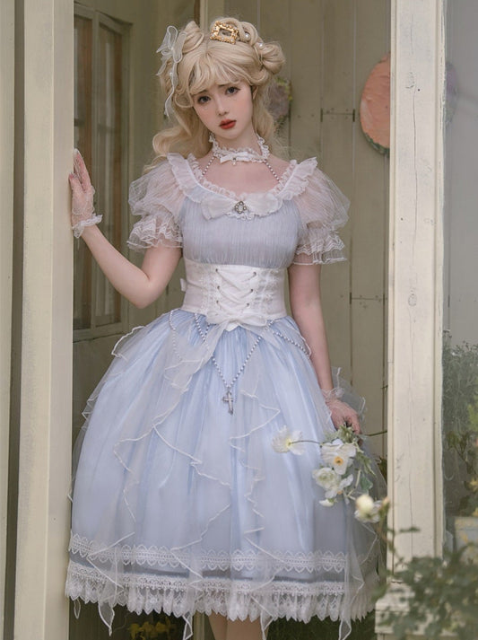 Princess Flower Wedding Tea Party Dress