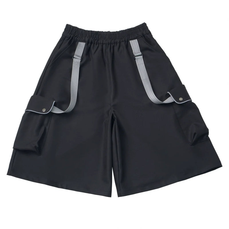Stripe Stitch Design Shirt + Hooded Shirt + Shorts + Culottes + Tie