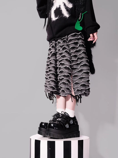 Punk Love Cross Macaron Subculture Platform Shoes