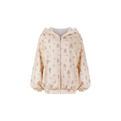 Coconut Print Halter Top + Pants + Jacket
