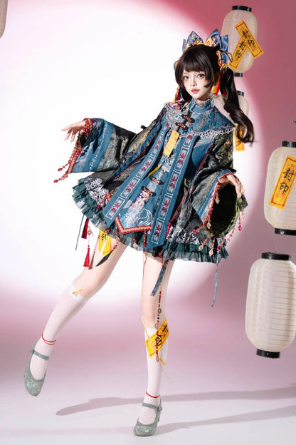 [pre-order] Little Zombie Cosplay Chinese Lolita Embroidery Dress