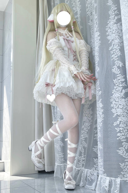 Lace-up Ribbon Ballet Lolita Shoes