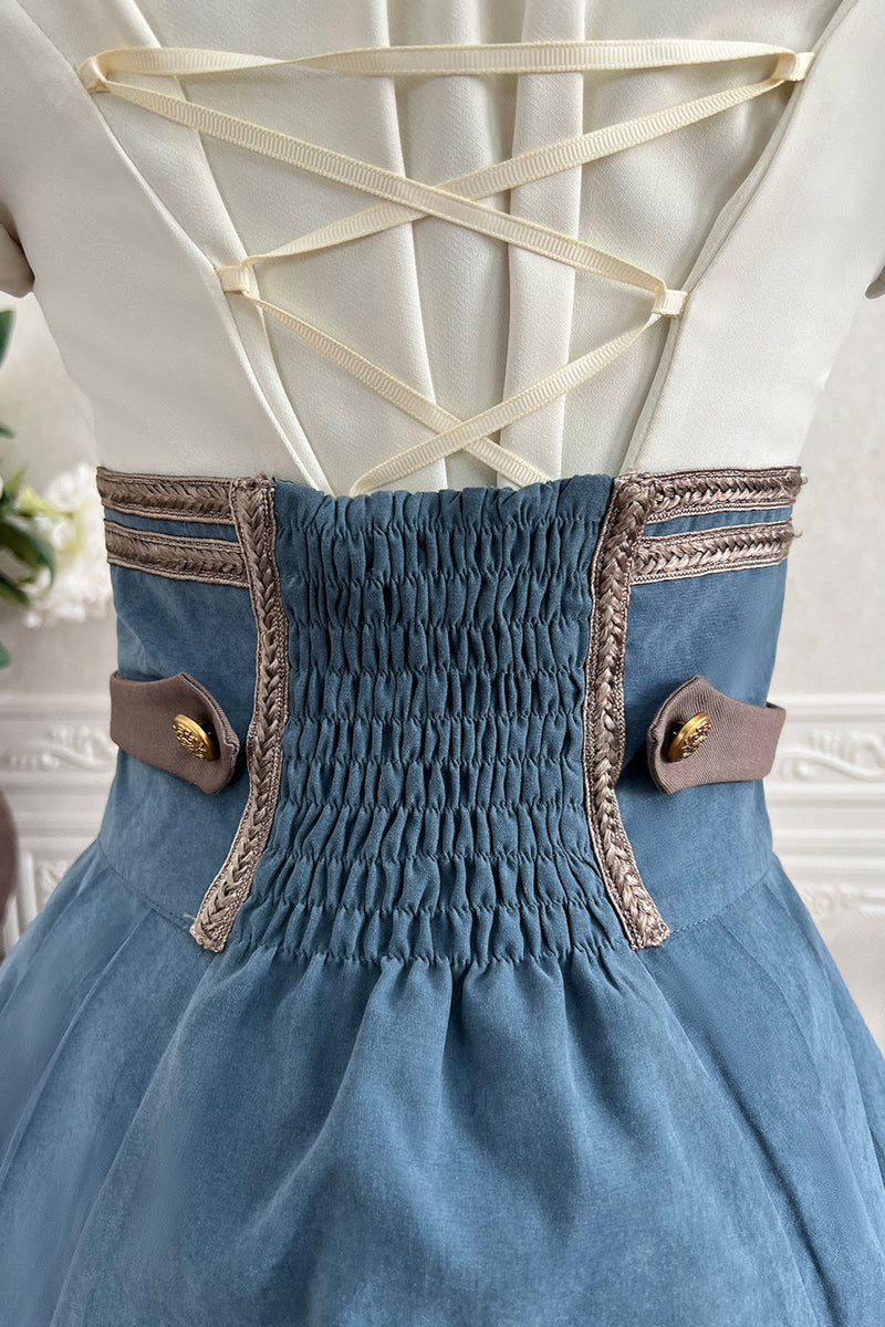 [reservations] British-style Collegiate Shirt + Skirt + Belt