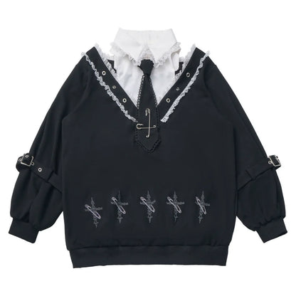 Big Swing Shirt Design Top + Hooded Dress + Long Culottes