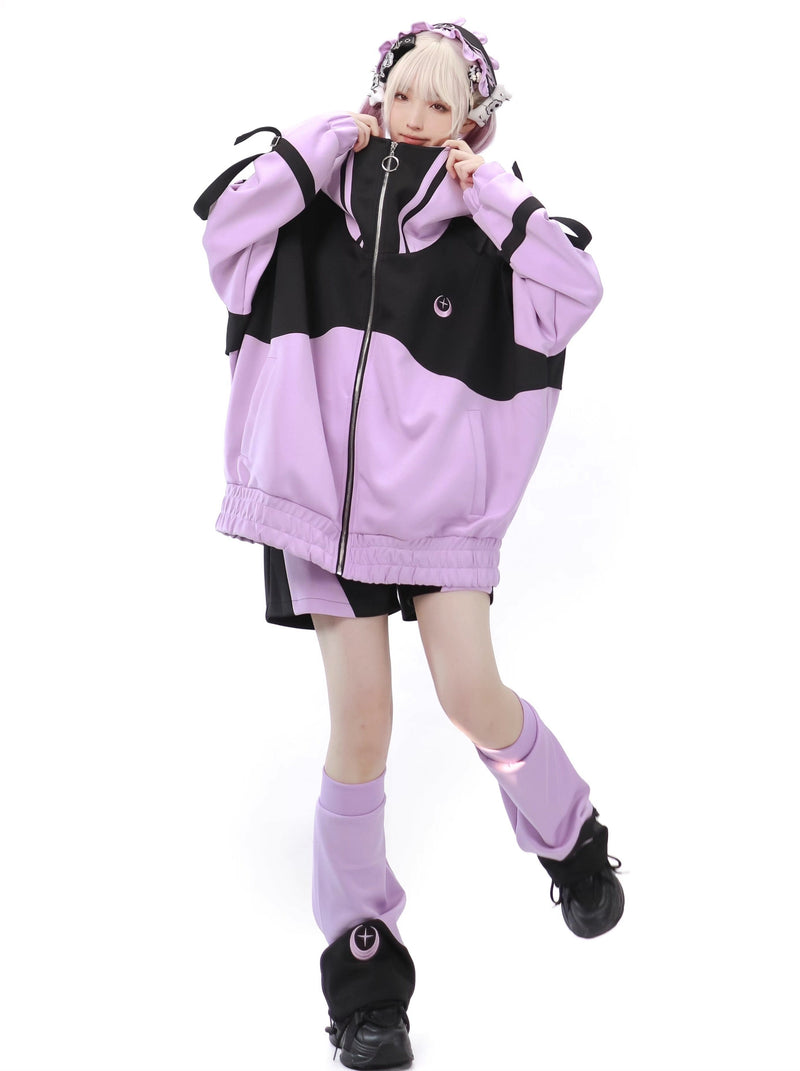 [angel Style] Mineral Series Subculture Cyber Jersey Set