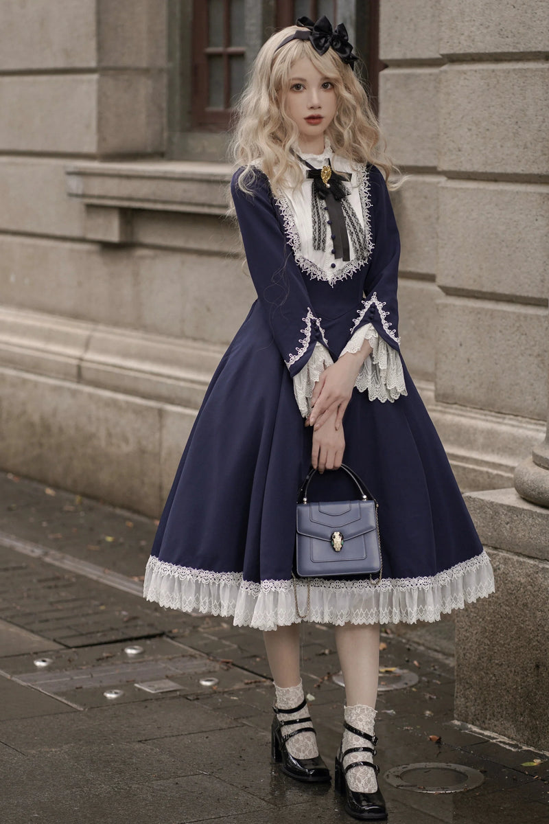 Night Retro Lolita Dress