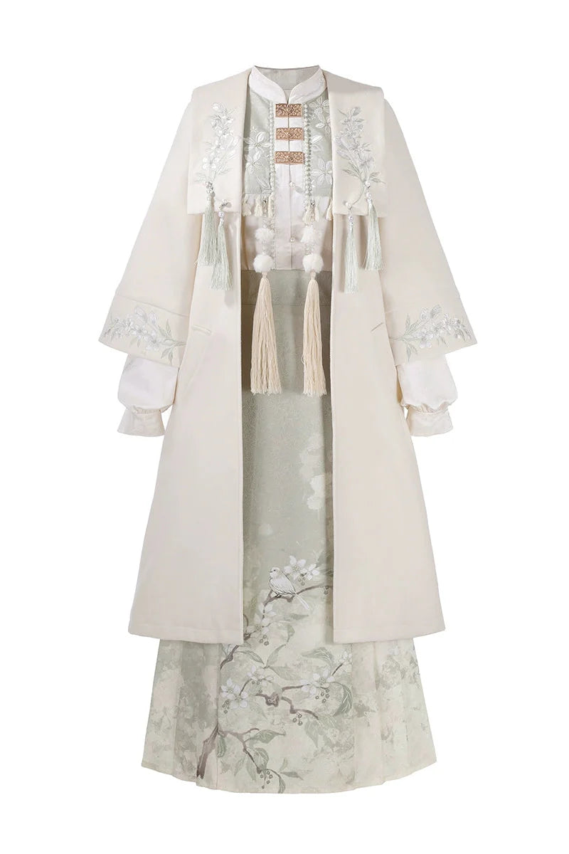 Forest China Coat + Skirt + Top
